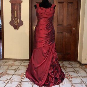 Elegant Designer Formal Dress w/ Coat – Holiday & Wedding Ready!